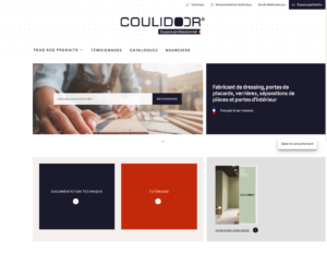 Coulidoor- nouveau site internet pour les professionnels de l'habitat